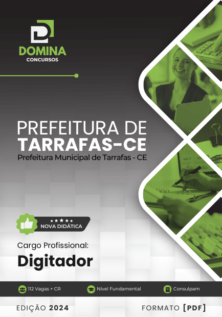 Apostila Concurso Digitador Prefeitura Tarrafas CE 2024