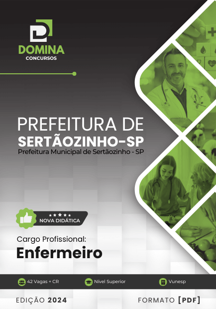 Apostila Concurso Enfermeiro Sertãozinho SP 2024