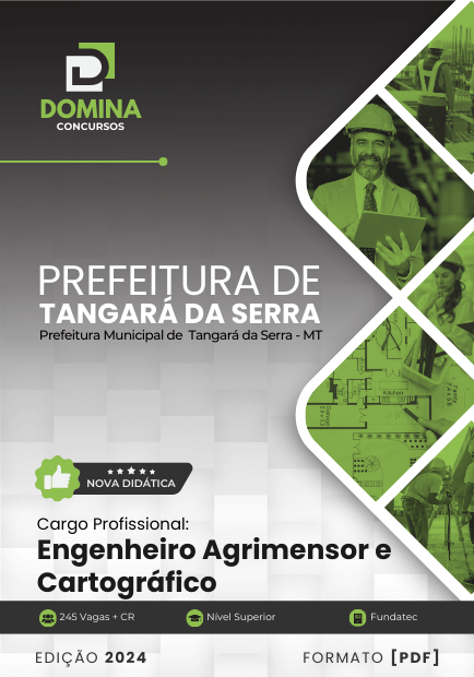 Apostila Engenheiro Agrimensor Tangará da Serra MT 2024