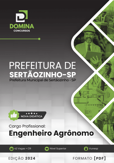 Apostila Engenheiro Agrônomo Sertãozinho SP 2024