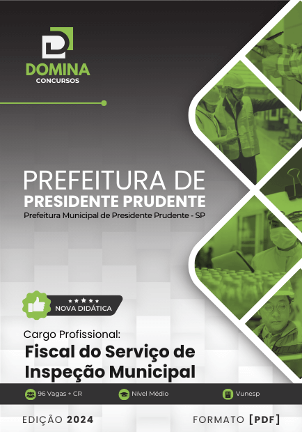 Apostila Fiscal do Serviço Inspeção Presidente Prudente SP 2024