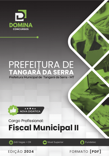 Apostila Fiscal Municipal Tangará da Serra MT 2024