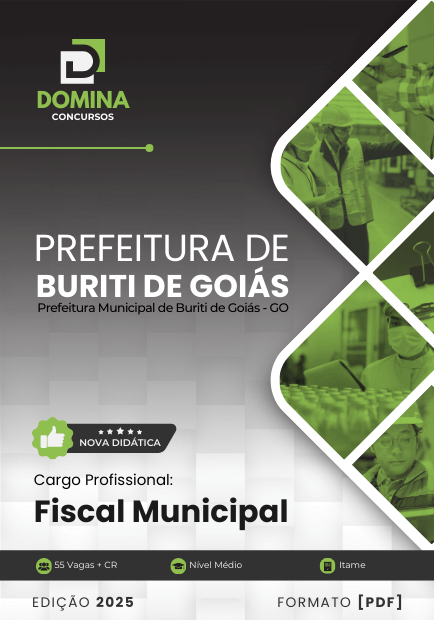 Apostila Fiscal Municipal Buriti de Goiás GO 2024