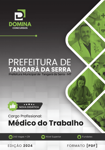 Apostila Médico do Trabalho Tangará da Serra MT 2024