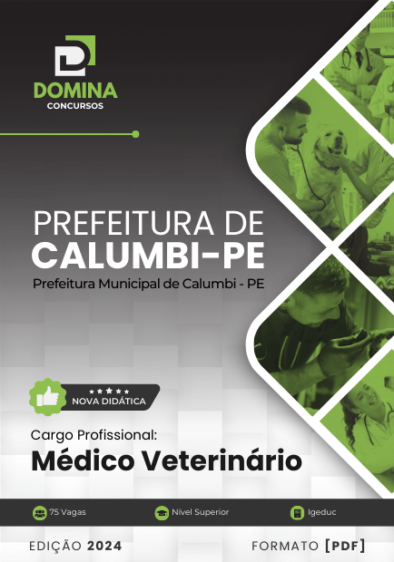 Apostila Médico Veterinário Calumbi PE 2024