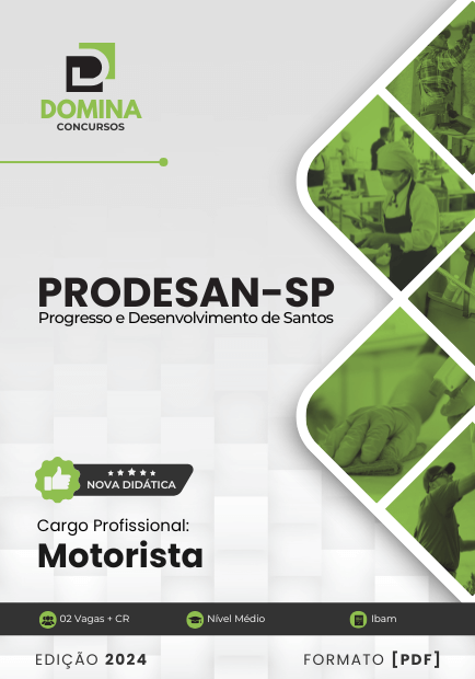 Apostila Motorista PRODESAN SP 2024