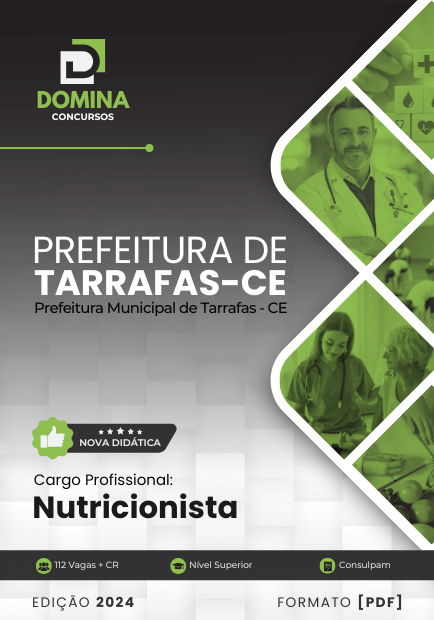 Apostila Nutricionista Prefeitura Tarrafas CE 2024