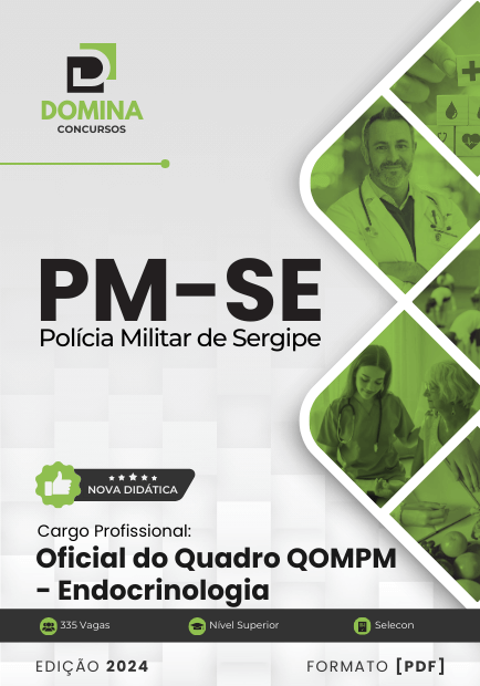 Apostila Oficial do Quadro Endocrinologia PM SE 2024