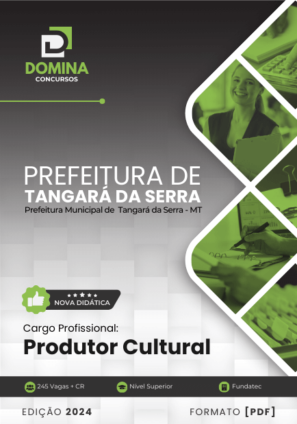 Apostila Produtor Cultural Tangará da Serra MT 2024