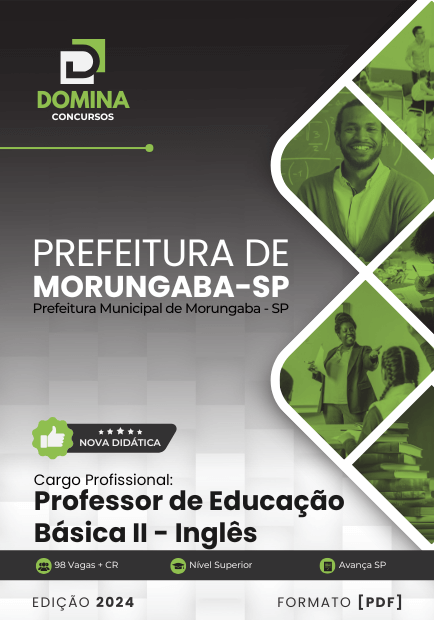 Apostila Professor de Inglês Morungaba SP 2024