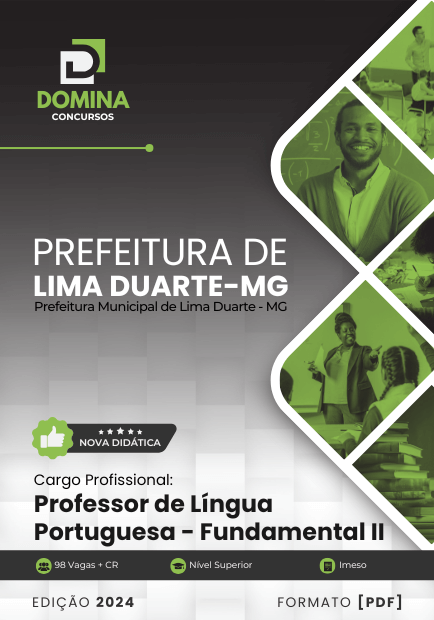 Apostila Professor de Português Lima Duarte MG 2024