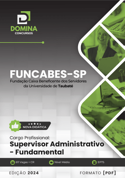 Apostila Supervisor Administrativo FUNCABES SP 2024