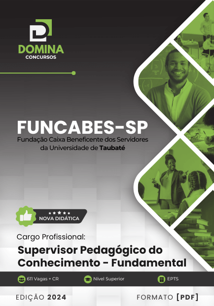 Apostila Supervisor Pedagógico FUNCABES SP 2024