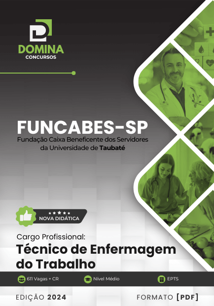 Apostila Técnico de Enfermagem Trabalho FUNCABES SP 2024