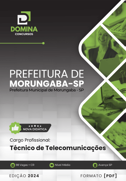 Apostila Técnico de Telecomunicações Morungaba SP 2024