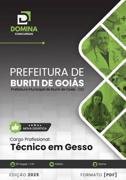 Apostila Técnico Gesso Buriti de Goiás GO 2024