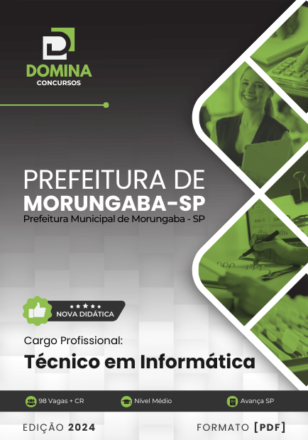 Apostila Técnico de Informática Morungaba SP 2024