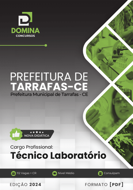 Apostila Técnico Laboratório Prefeitura Tarrafas CE 2024