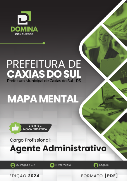 Mapa Mental Agente Administrativo Caxias do Sul RS 2024