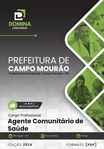 Apostila Agente Comunitário de Saúde Campo Mourão PR 2024