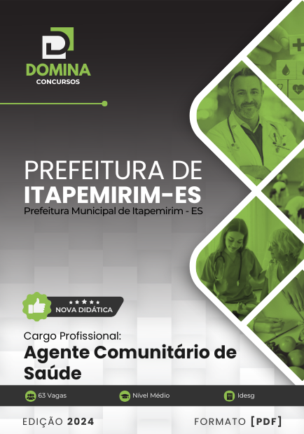 Apostila Agente Comunitário de Saúde Itapemirim ES 2024