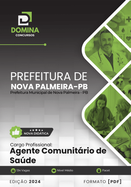 Apostila Agente Comunitário Saúde Nova Palmeira PB 2024