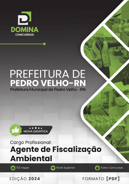 Apostila Agente Fiscalização Ambiental Pedro Velho RN 2024