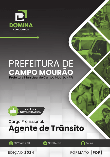 Apostila Agente de Trânsito Campo Mourão PR 2024