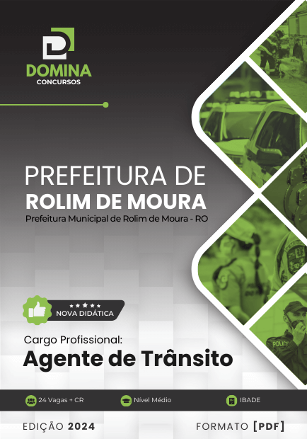 Apostila Agente de Trânsito Rolim de Moura RO 2024