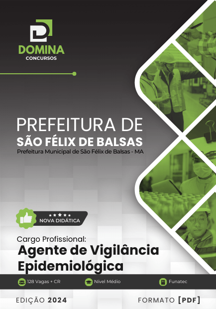 Apostila Agente Vigilância Epidemiológica Prefeitura São Félix de Balsas MA 2024