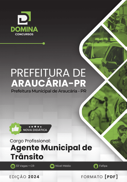 Apostila Agente Municipal de Trânsito Araucária PR 2024