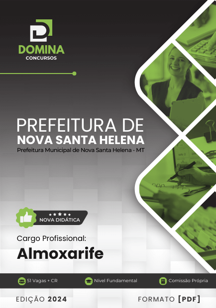 Apostila Almoxarife Nova Santa Helena MT 2024