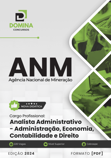 Apostila Analista Administrativo Economia ANM 2024