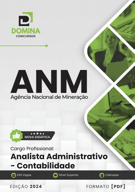 Apostila Analista Administrativo Contabilidade ANM 2024