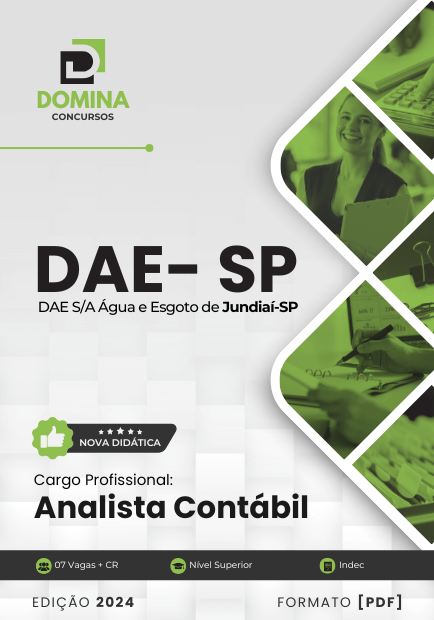 Apostila Analista Contábil DAE Jundiaí SP 2024