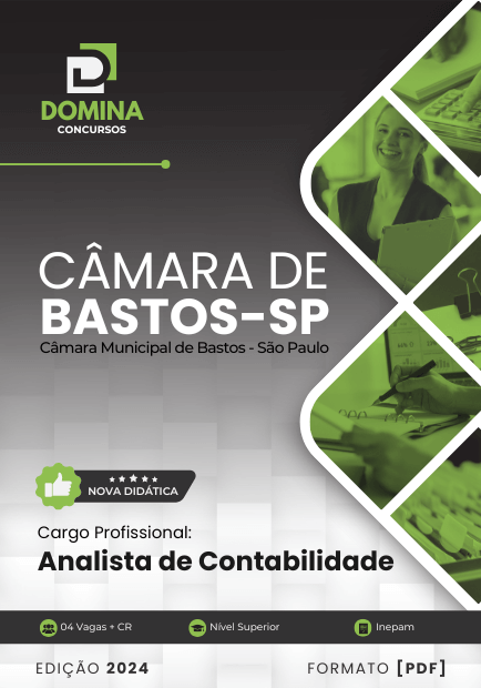 Apostila Analista de Contabilidade Câmara Bastos SP 2024