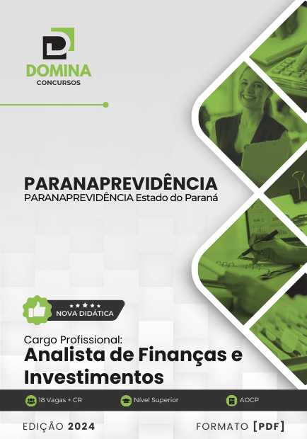 Apostila Analista de Finanças PARANAPREVIDÊNCIA PR 2024