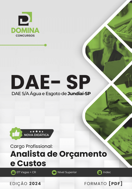 Apostila Analista de Orçamento DAE Jundiaí SP 2024