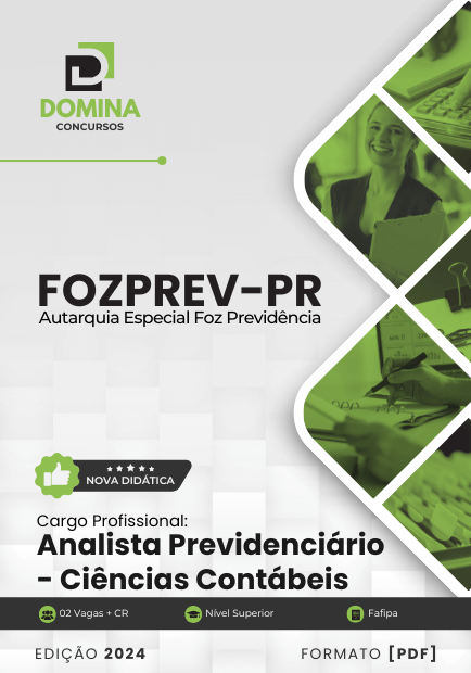 Apostila Analista Previdenciário Ciências Contábeis FOZPREV PR 2025