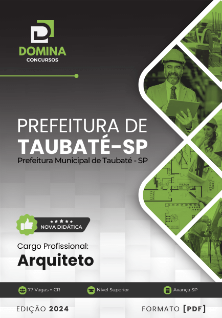 Apostila Arquiteto Taubaté SP 2024