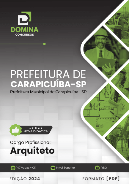 Apostila Arquiteto Carapicuíba SP 2024