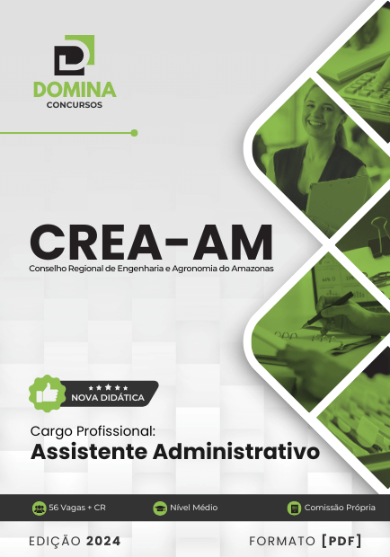 Apostila Assistente Administrativo CREA AM 2024