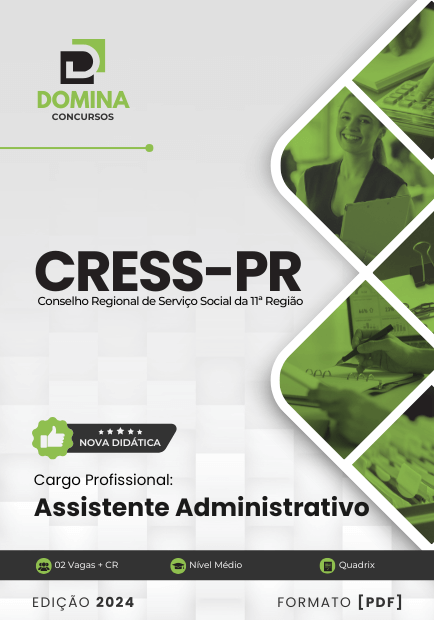 Apostila Assistente Administrativo CRESS PR 2024