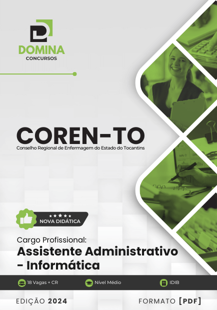 Apostila Assistente Administrativo Informática COREN TO 2024