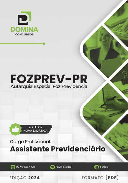 Apostila Assistente Previdenciário FOZPREV PR 2025