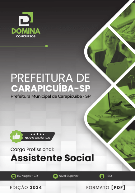 Apostila Assistente Social Carapicuíba SP 2024