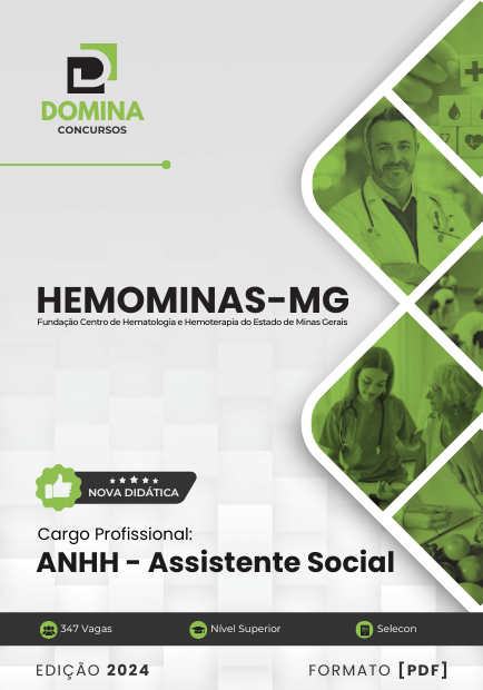 Apostila ANHH Assistente Social Hemominas MG 2024