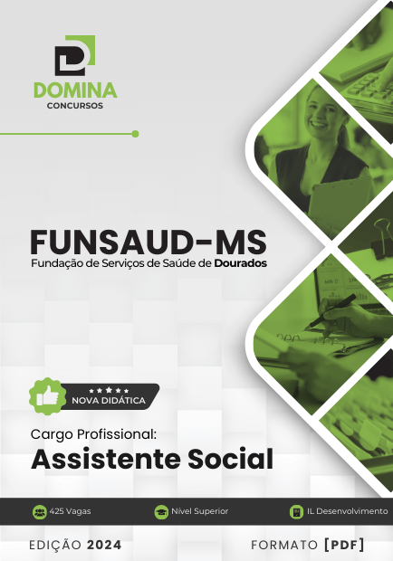 Apostila Assistente Social FUNSAUD MS 2025