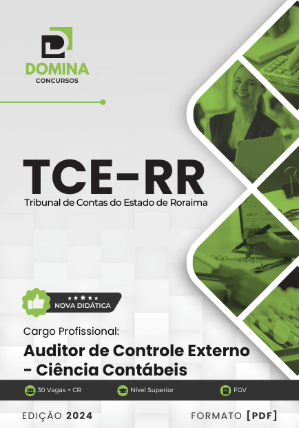 Apostila Auditor Cont Externo Ciências Contábeis TCE RR 2024