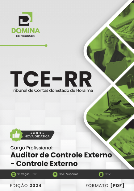 Apostila Auditor Controle Externo TCE RR 2024